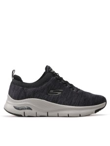 Skechers Sneakersy Waveport 232301/BKGY Szary