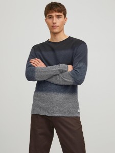 Jack & Jones Sweter "Hill" w kolorze szaro-niebieskim rozmiar: XXL