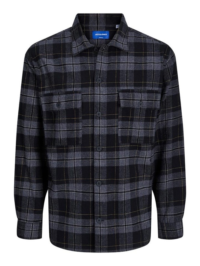 Jack & Jones Koszula - Regular fit - w kolorze czarno-granatowym rozmiar: M