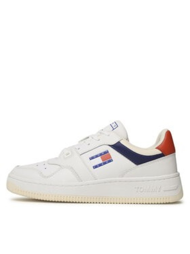 Tommy Jeans Sneakersy Basket Premium EM0EM01216 Biały