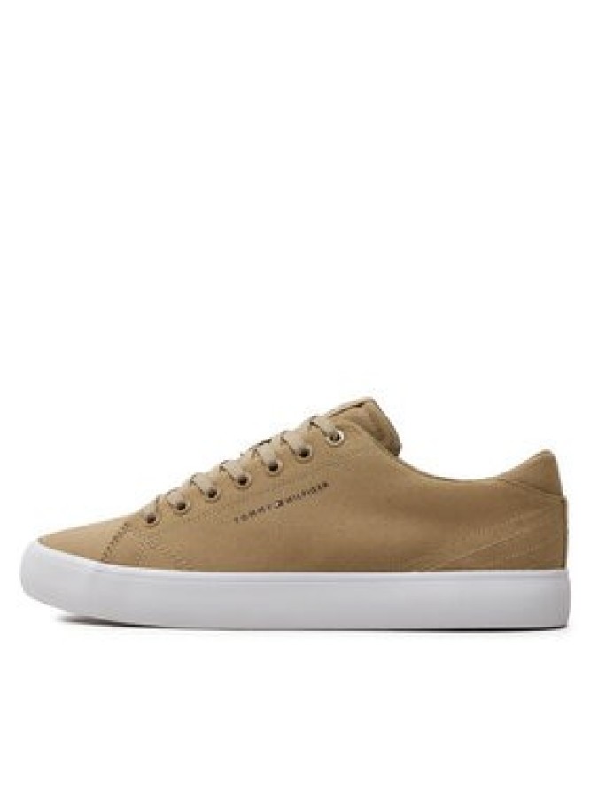 Tommy Hilfiger Tenisówki Th Hi Vulc Low Canvas FM0FM04882 Beżowy