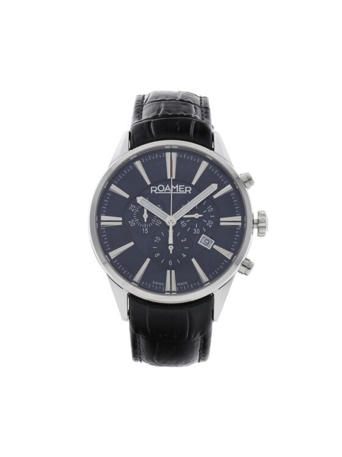 Roamer Zegarek Superior Chrono 508837 41 45 05 Czarny