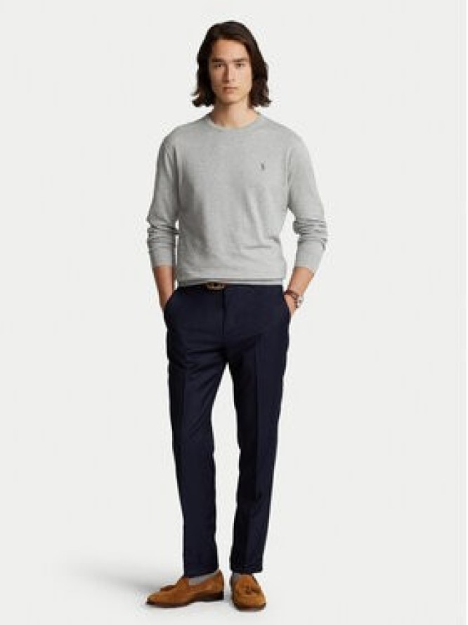 Polo Ralph Lauren Sweter 710684957003 Szary Slim Fit