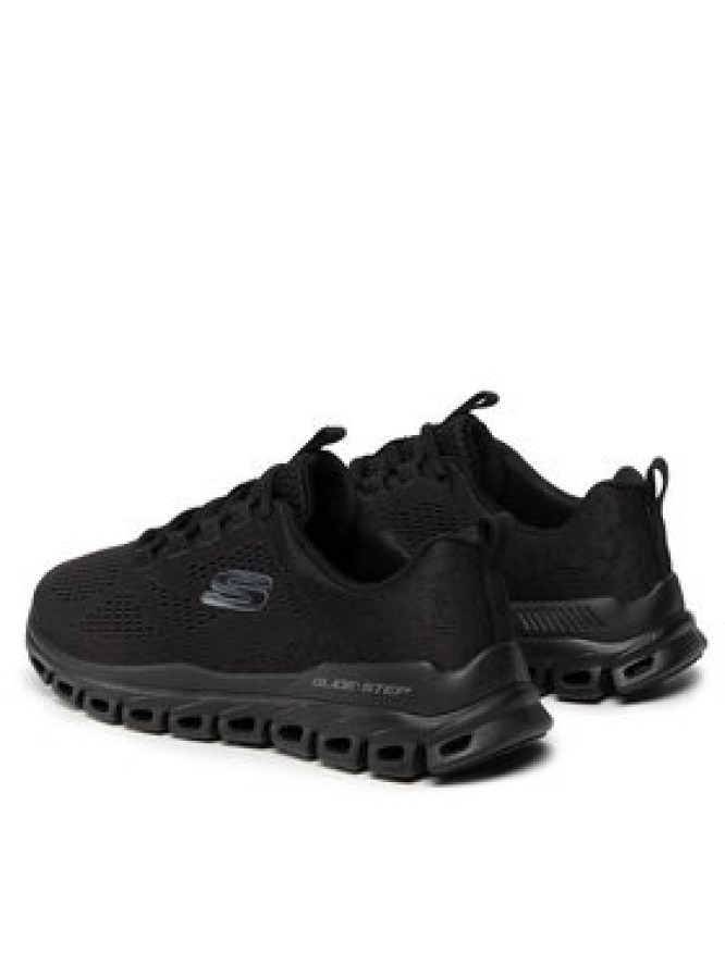 Skechers Sneakersy Fasten Up 232136/B Czarny