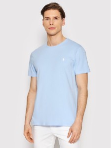 Polo Ralph Lauren T-Shirt 710671438252 Niebieski Custom Slim Fit