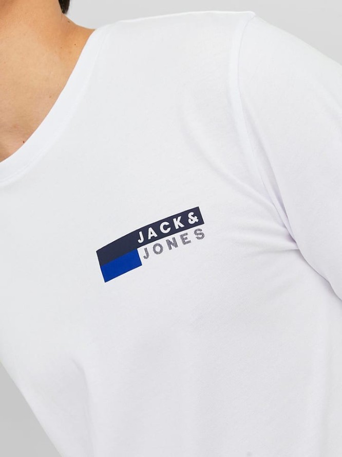 Jack & Jones Koszulka w kolorze białym rozmiar: L