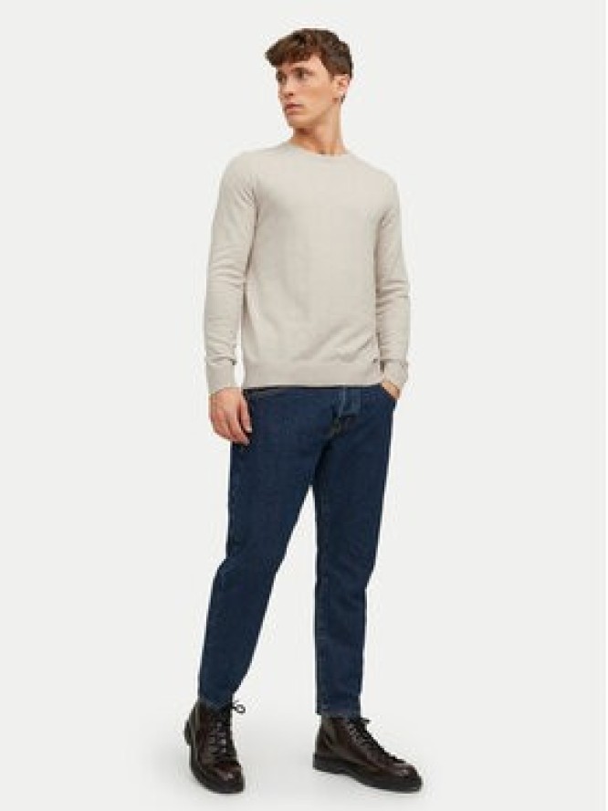 Jack&Jones Sweter Emil 12208364 Beżowy Regular Fit