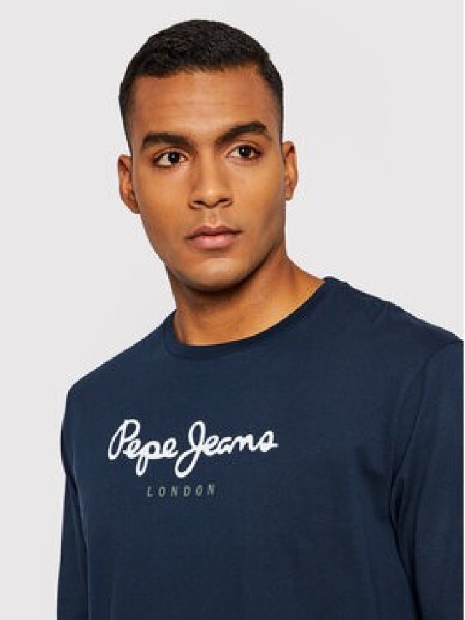 Pepe Jeans Longsleeve Eggo PM508209 Granatowy Regular Fit