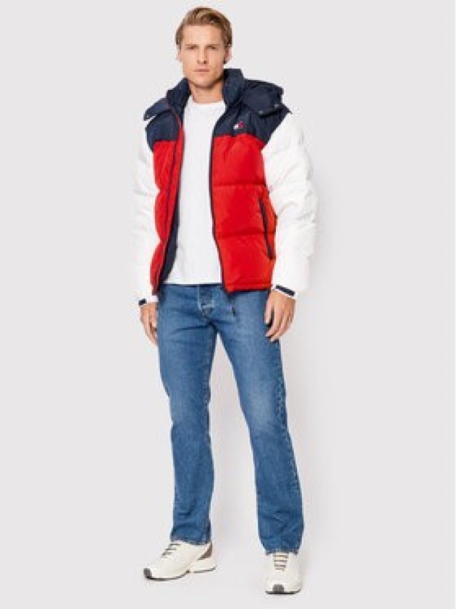 Tommy Jeans Kurtka puchowa Color Block Alaska DM0DM14460 Kolorowy Regular Fit