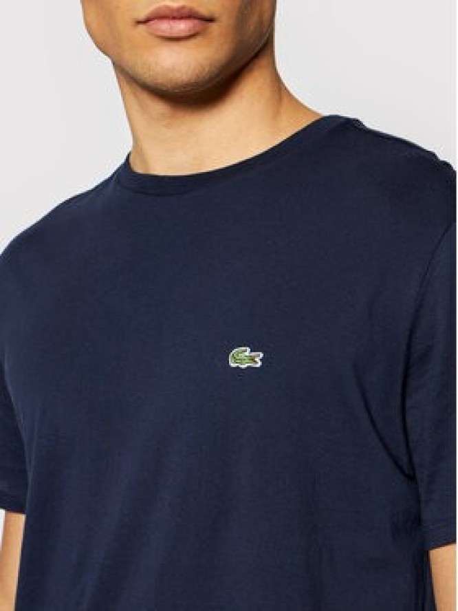 Lacoste T-Shirt TH6709 Granatowy Regular Fit