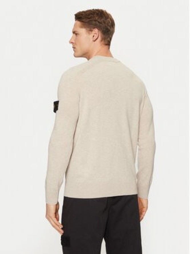 Stone Island Sweter 8115545B4 Beżowy Regular Fit