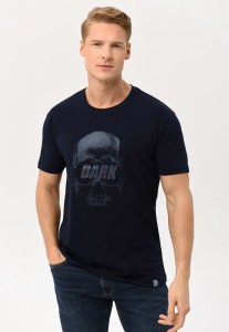 T-shirt z nadrukiem, Comfort Fit, T-SKULL