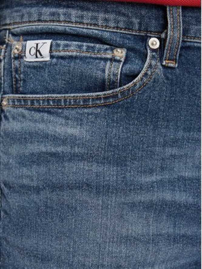 Calvin Klein Jeans Szorty jeansowe J30J324874 Niebieski Slim Fit