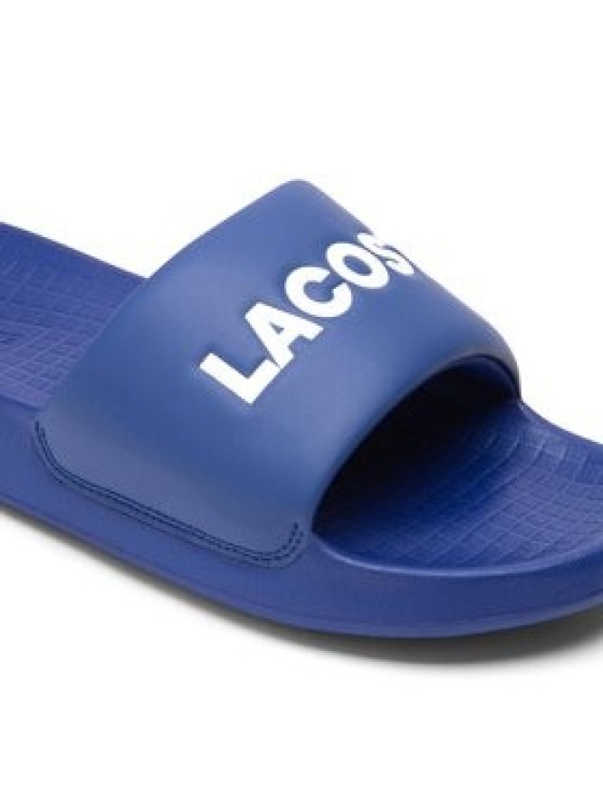 Lacoste Klapki Serve Slide 1.0 747CMA0025 Granatowy