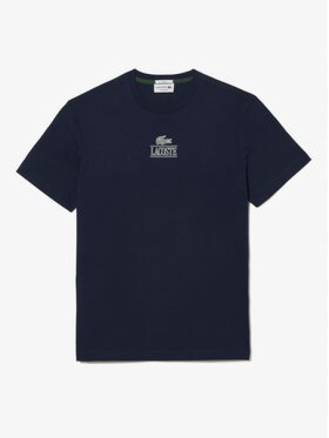 Lacoste T-Shirt TH1147 Granatowy Regular Fit