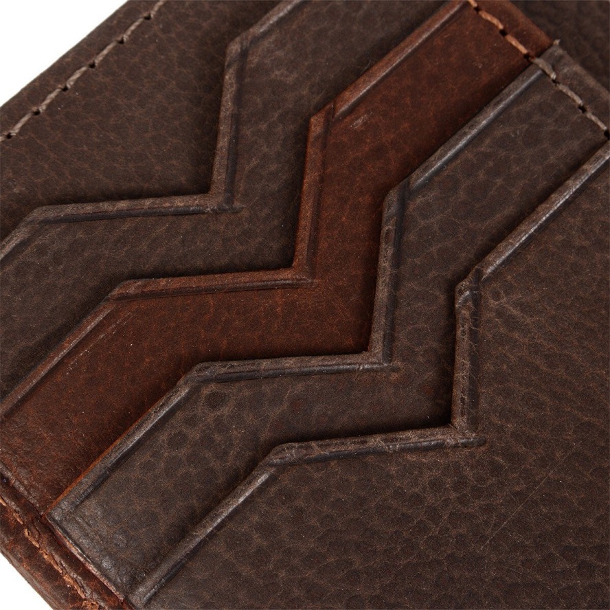 MUSTANG LA SPEZIA WALLET MĘSKI SKÓRZANY PORTFEL PREMIUM POJEMNY NA KARTY SKÓRA BROWN 06.100801