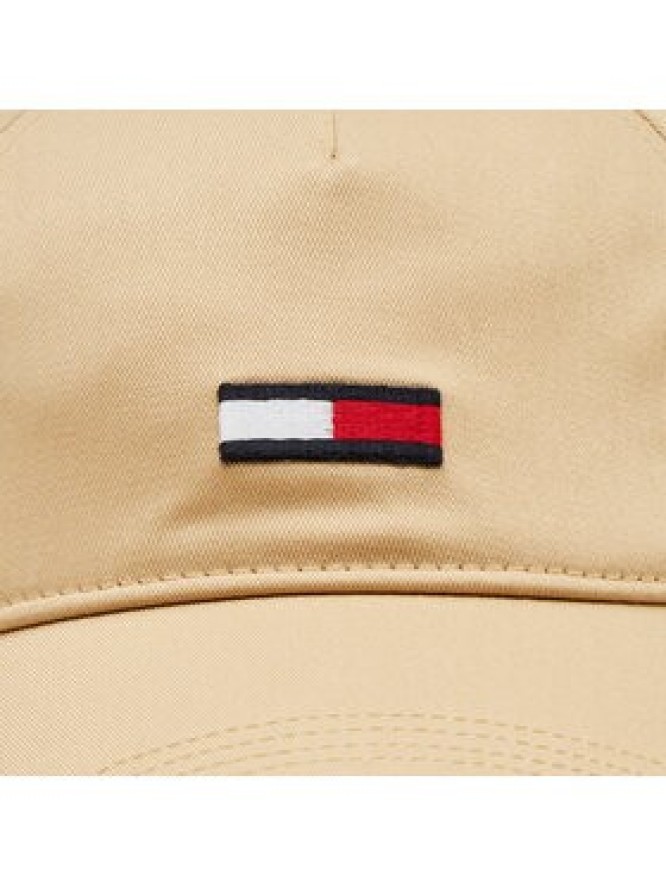 Tommy Jeans Czapka z daszkiem Tjm Elongated Flag 5 Panel Cap AM0AM11692 Beżowy