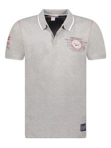 Geographical Norway Koszulka polo "Kilsvik" w kolorze szarym rozmiar: S