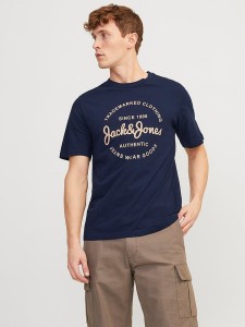 Jack & Jones Koszulka w kolorze granatowym rozmiar: S