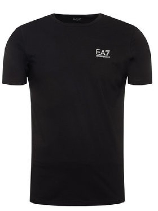 EA7 Emporio Armani T-Shirt 8NPT52 PJM5Z 1200 Czarny Regular Fit