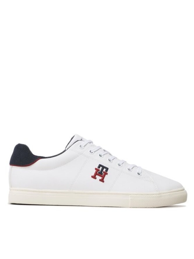 Tommy Hilfiger Sneakersy Core Vulc Varsity Monogram FM0FM04350 Biały