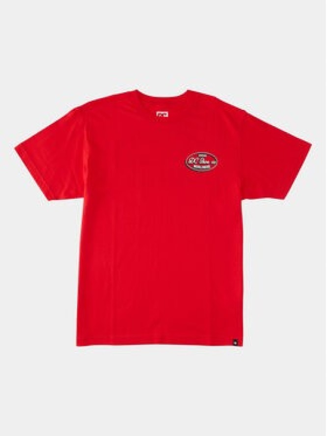 DC T-Shirt Truckin Tees Rqr7 ADYZT05284 Czerwony Regular Fit