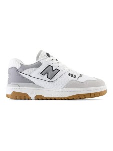 New Balance Skórzane sneakersy "BB550" w kolorze biało-szarym rozmiar: 46,5