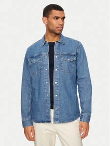 Pepe Jeans Koszula jeansowa PM308584 Niebieski Regular Fit