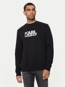 KARL LAGERFELD Bluza 705091 543917 Czarny Regular Fit