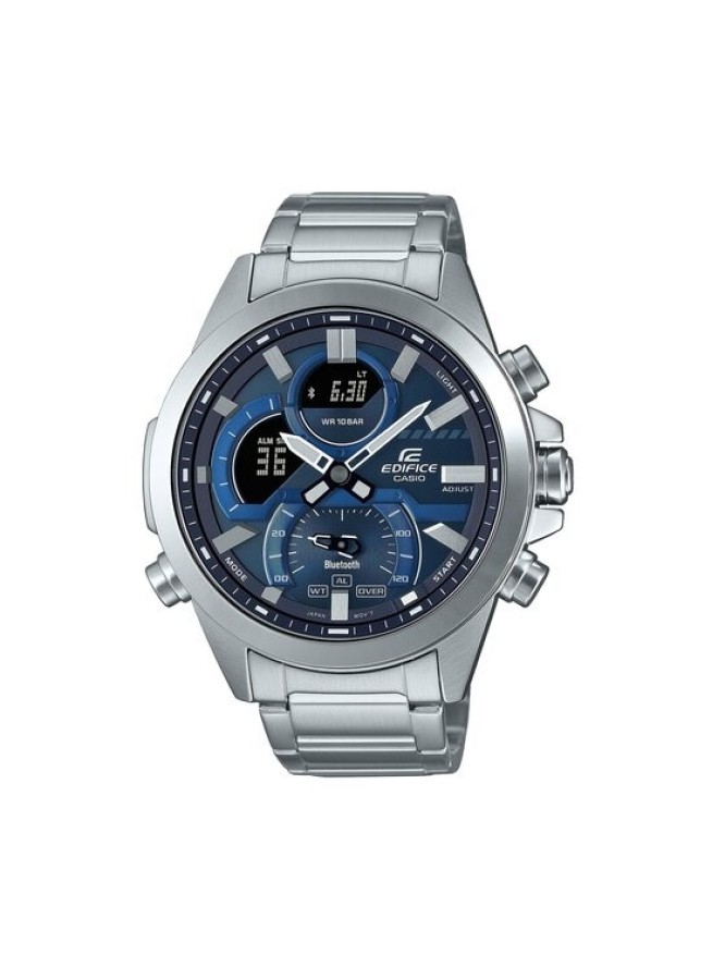 Casio Zegarek Edivice ECB-30D-2AEF Srebrny