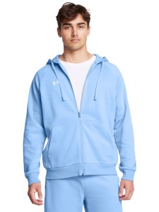 Bluza dresowa męska Under Armour UA Rival Fleece Fz Hoodie - niebieska