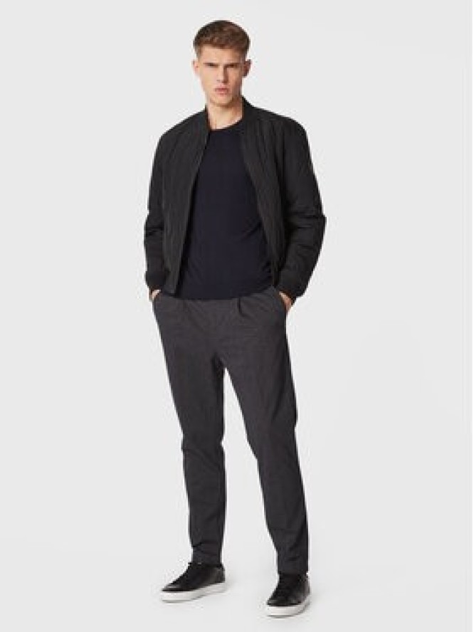 Boss Sweter Leno-P 50468239 Granatowy Slim Fit