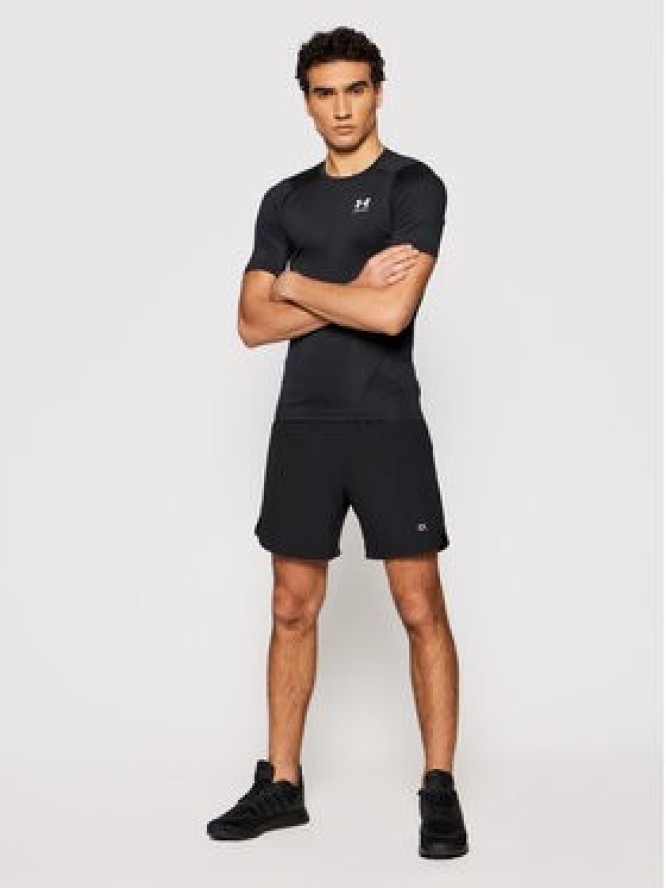 Under Armour Koszulka techniczna Ua HeatGear 1361518 Czarny Slim Fit