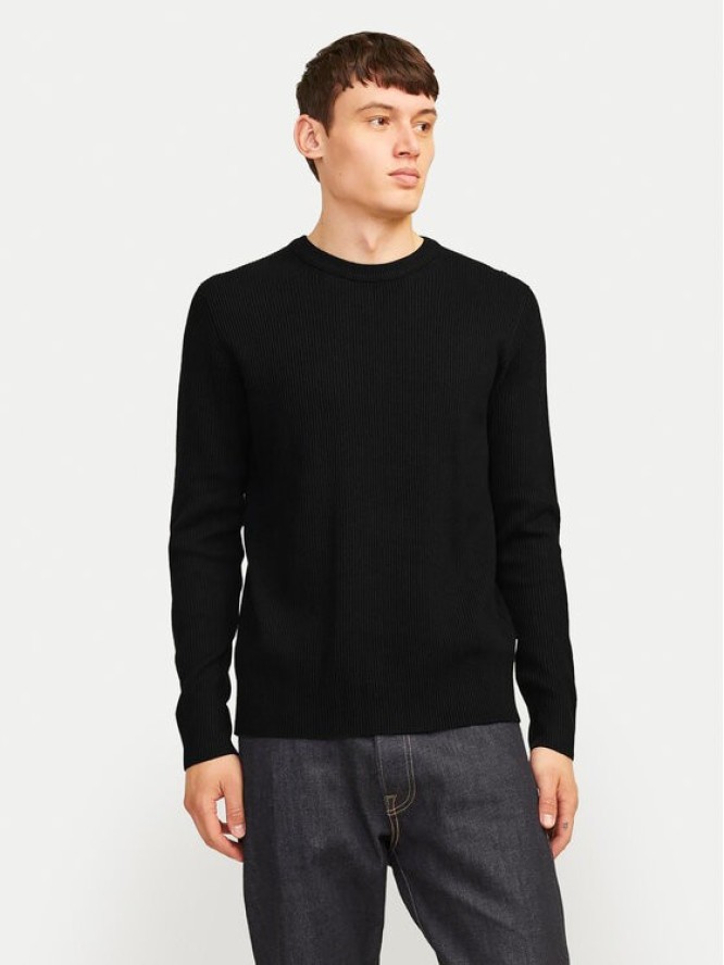 Jack&Jones Sweter Perfect 12257771 Czarny Regular Fit