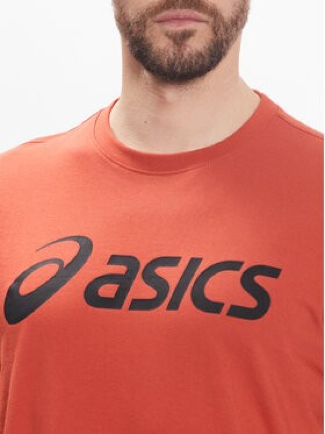 Asics T-Shirt Big Logo 2031A978 Pomarańczowy Regular Fit