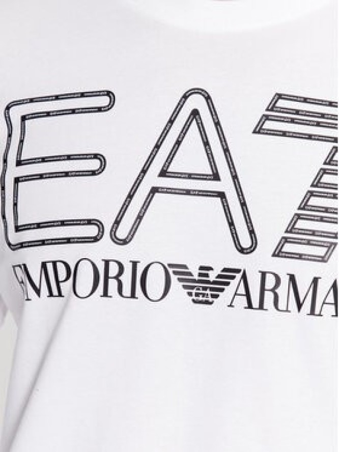 EA7 Emporio Armani Longsleeve 6RPT04 PJFFZ 1100 Biały Regular Fit