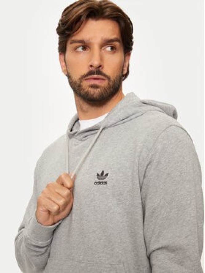 adidas Bluza Trefoil Essentials IX7670 Szary Regular Fit