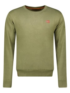 Geographical Norway Sweter w kolorze khaki rozmiar: M