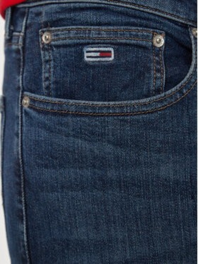 Tommy Jeans Jeansy Scanton DM0DM20187 Granatowy Slim Fit