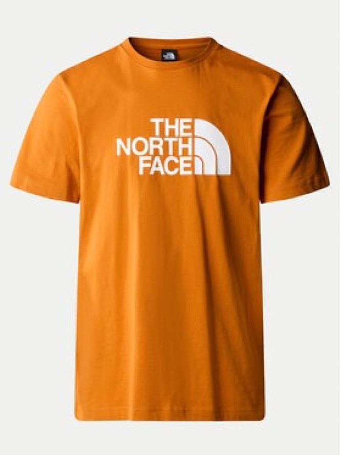 The North Face T-Shirt Easy NF0A87N5 Pomarańczowy Regular Fit