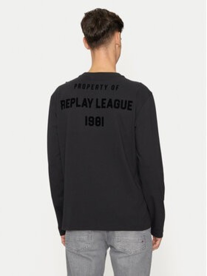 REPLAY Longsleeve M6942 .000.2660 Czarny Regular Fit