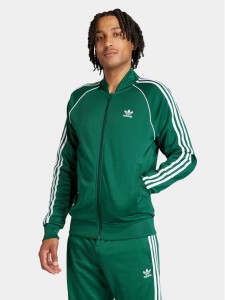 adidas Bluza adicolor Classics SST IR9863 Zielony Slim Fit