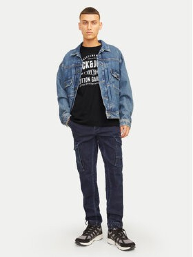 Jack&Jones T-Shirt Jeans 12256779 Czarny Standard Fit