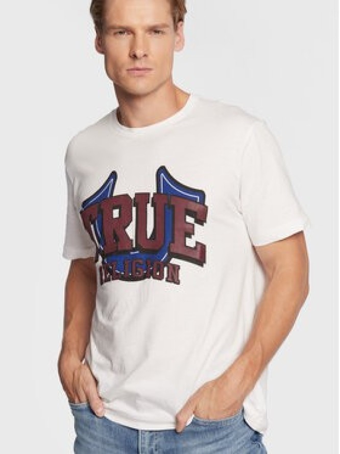 True Religion T-Shirt 106316 Biały Regular Fit