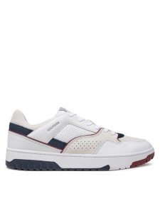 Tommy Hilfiger Sneakersy Th Basket Modern Street Lth FM0FM05211 Biały