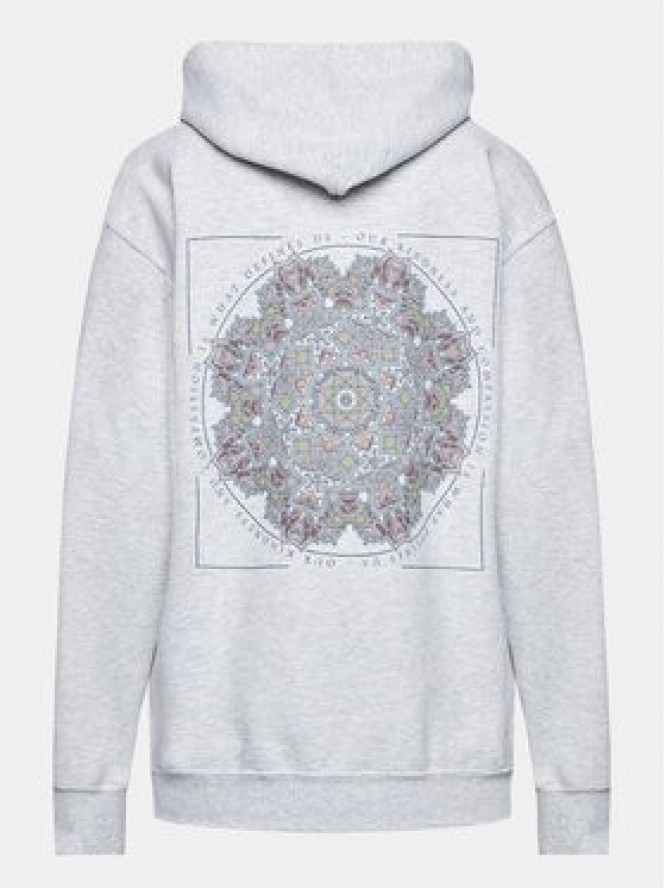 BDG Urban Outfitters Bluza Org Mandala Zip Thru 77173169 Szary Zipped Hoodie Fit