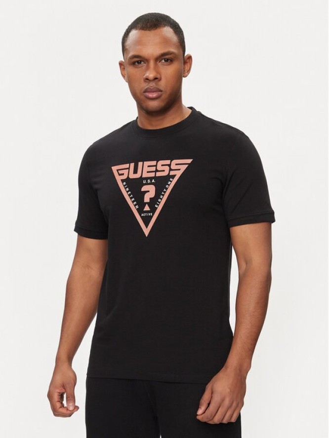 Guess T-Shirt Queencie Z4GI09 J1314 Czarny Slim Fit