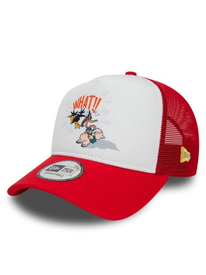 New Era Czapka z daszkiem Character Trucker Looney 60435086 Czerwony