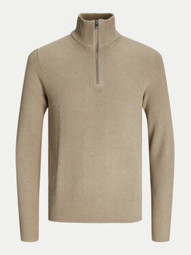 Jack&Jones Sweter Perfect 12257773 Beżowy Regular Fit