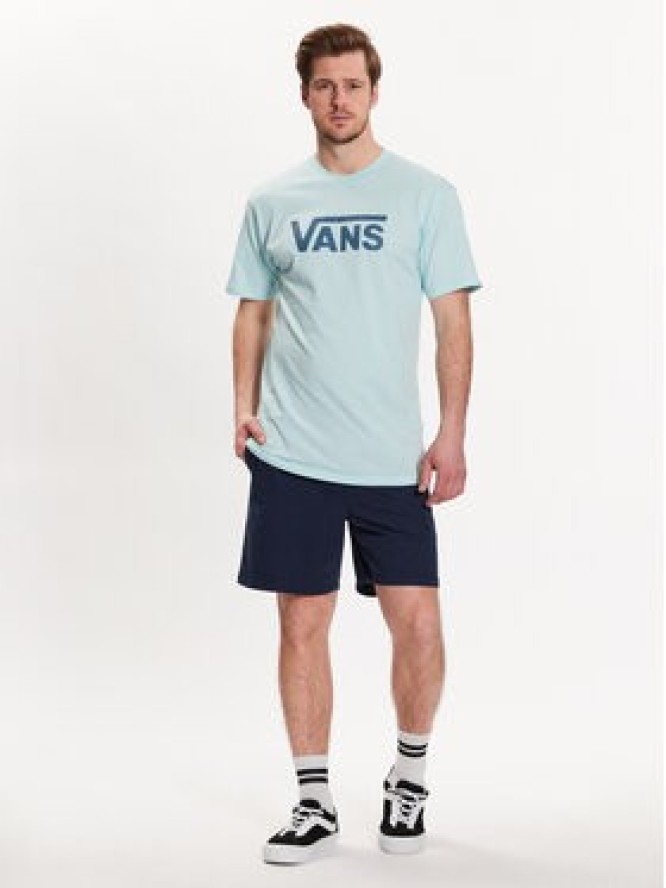 Vans T-Shirt Mn Vans Classic VN000GGG Błękitny Regular Fit